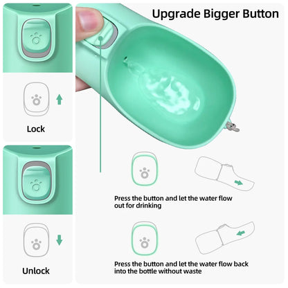 Hydration Companion for Pets Green