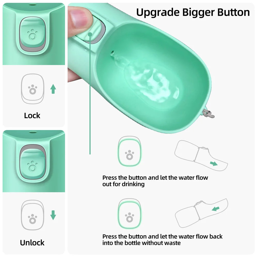 Hydration Companion for Pets Turqoise